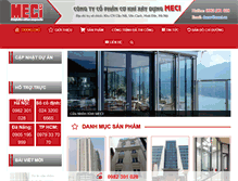 Tablet Screenshot of meci-doors.com